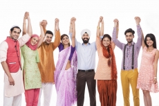 indians holding hands