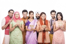 people from all religions with cash