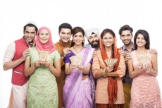 people from all religions with cash