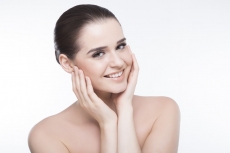 girl with beautiful skin
