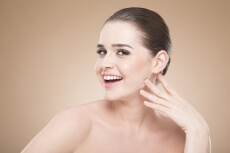 girl flaunting her beautiful skin