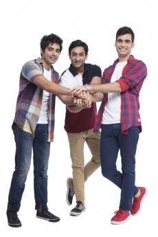 best friends holding hands 