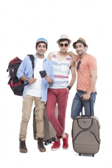 friends on vacation