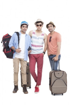 friends on vacation