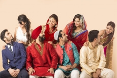 people from different religion looking at each other