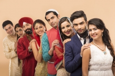 group of indian people from different religion