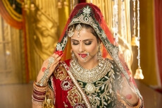 beautiful indian bride posing 
