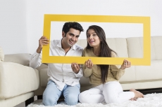 couple in frame