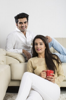 couple at home
