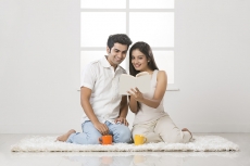couple reading book