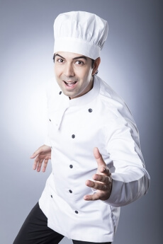 chef smiling and posing 