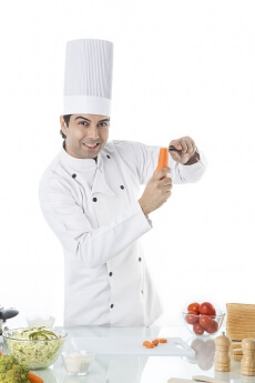 chef ready to cook