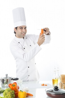chef ready to cook