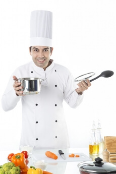 chef ready to cook