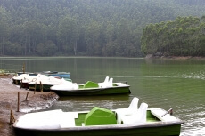 lake and mountains 