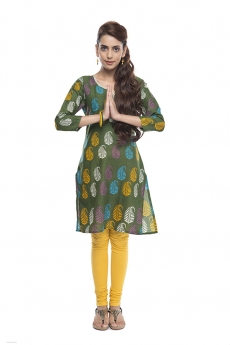 indian woman welcoming