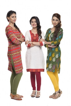 three girls having fun 