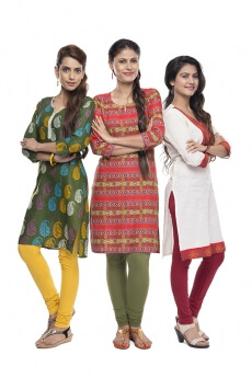 three girls standing together