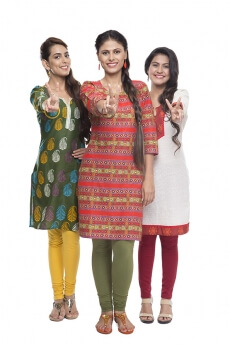 indian women posing happiness
