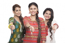 indian women posing