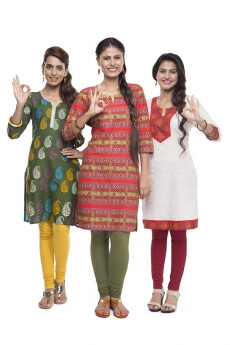 indian women posing happiness