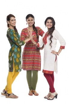 indian women posing happiness