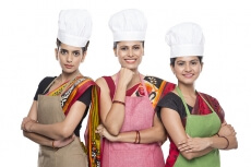 chef wearing apron