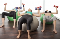 girl performing aerobics 