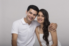 couple sit together