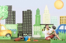 Man playing with football