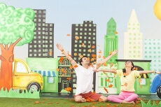 Couple having leisure time