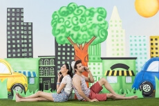 couple in garden