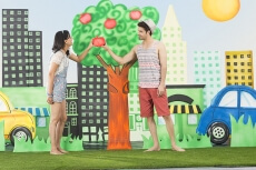 couple in garden