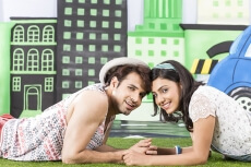 couple in garden