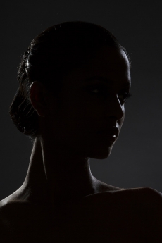 Silhouette girl