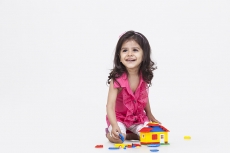 Girl Child playing