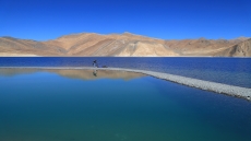 Pangong Tso Lake in Ladakh